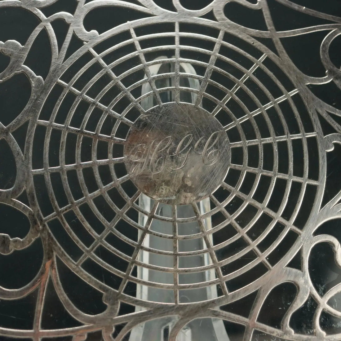 Antique Trivets Silver Glass Europe USA XX Century - Europe, USA. Early XX Century | Antiques | Fancy Goods