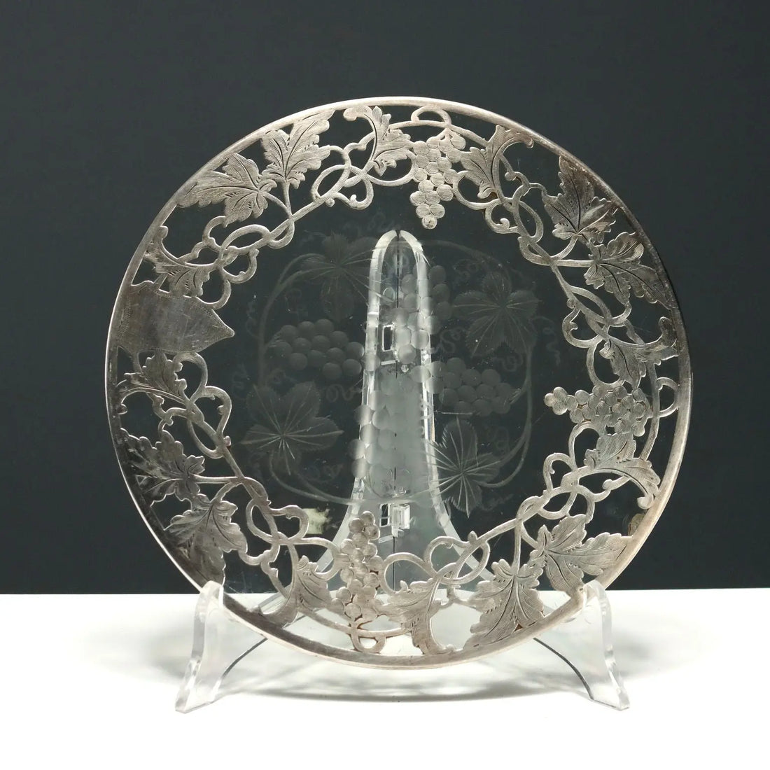 Antique Trivets Silver Glass Europe USA XX Century - Europe, USA. Early XX Century | Antiques | Fancy Goods