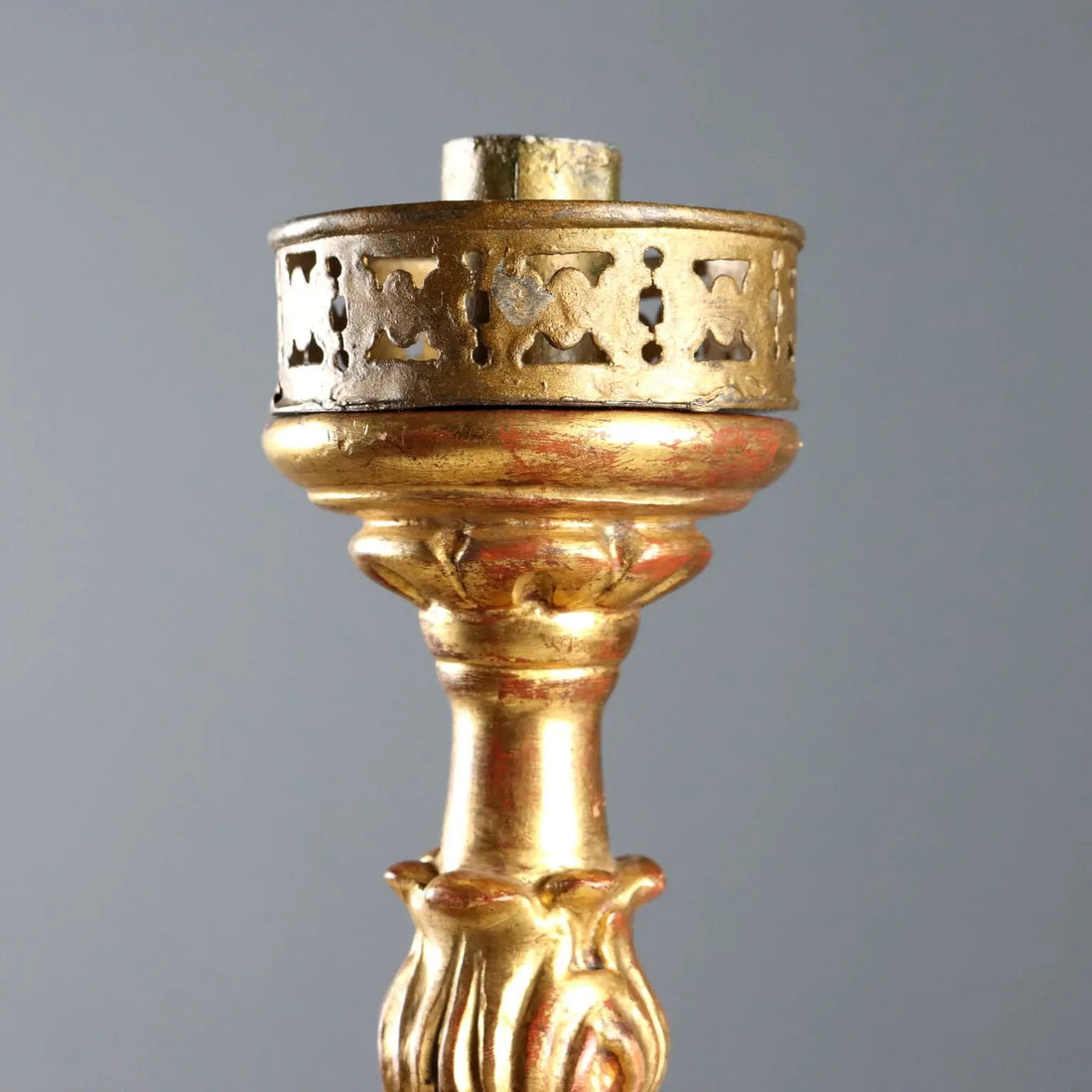 Antique Candelabra Wood Iron Italy XX Century - Italy, Early XX Century | Antiques | Fancy Goods