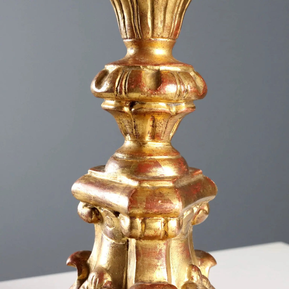 Antique Candelabra Wood Iron Italy XX Century - Italy, Early XX Century | Antiques | Fancy Goods
