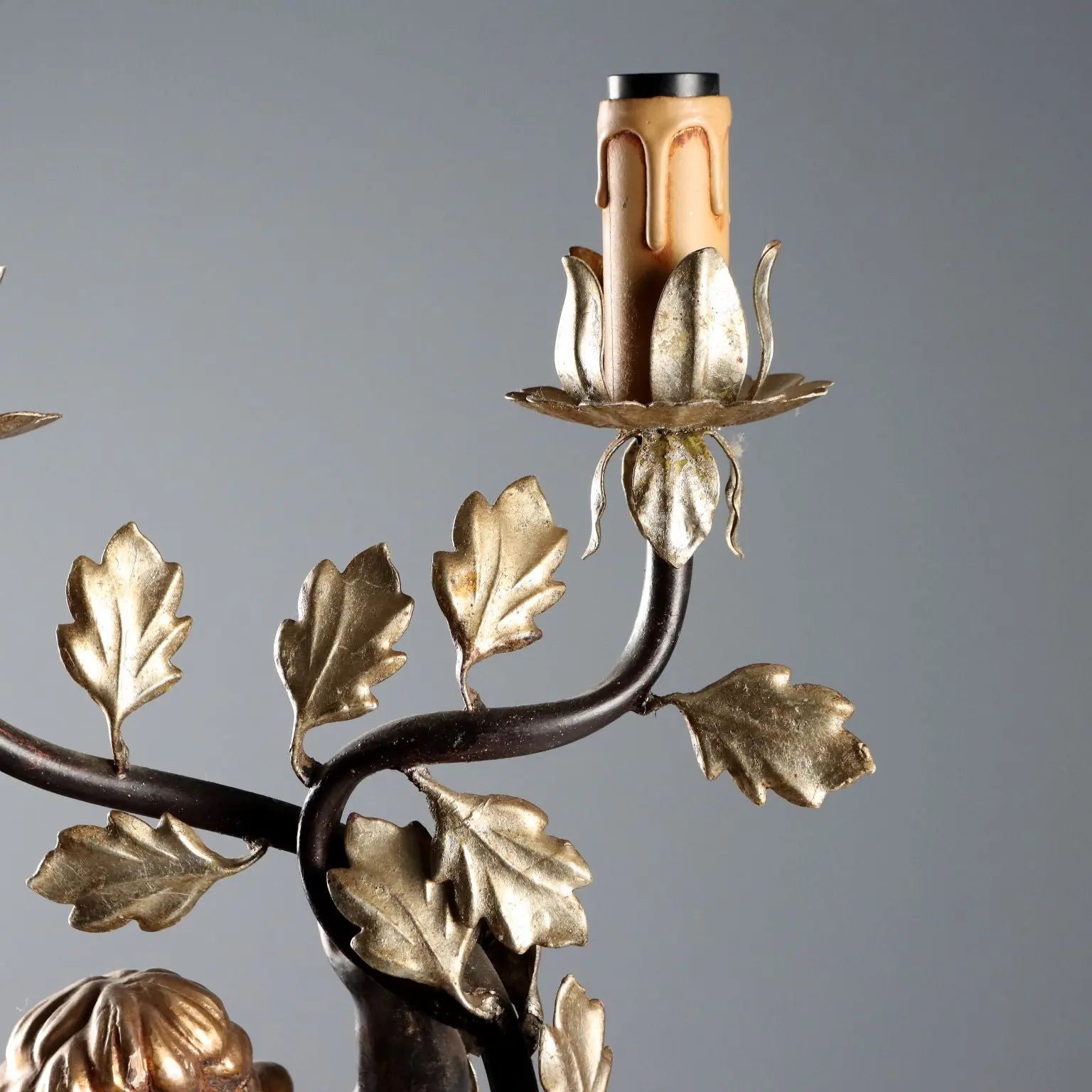 Antique Candelabra Carved Gilded Wood Italy XX Century - Italy, Mid XX Century | Antiques | Fancy Goods