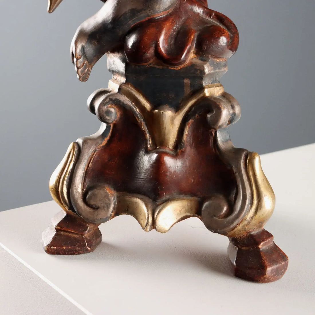 Antique Candelabra Carved Gilded Wood Italy XX Century - Italy, Mid XX Century | Antiques | Fancy Goods