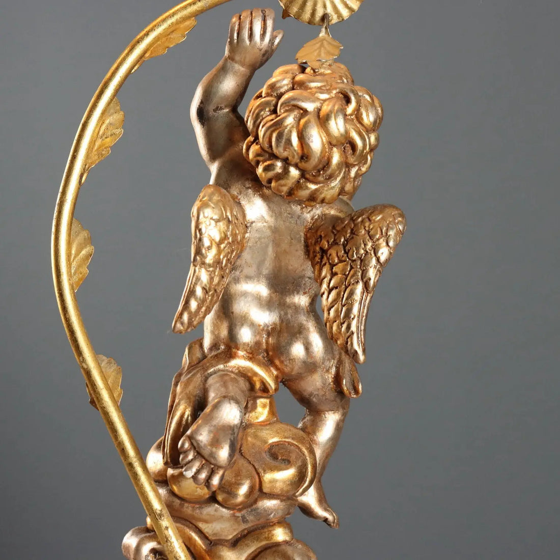 Antique Candelabra Gilded Carved Wood Italy XX Century - Italy, Mid XX Century | Antiques | Fancy Goods