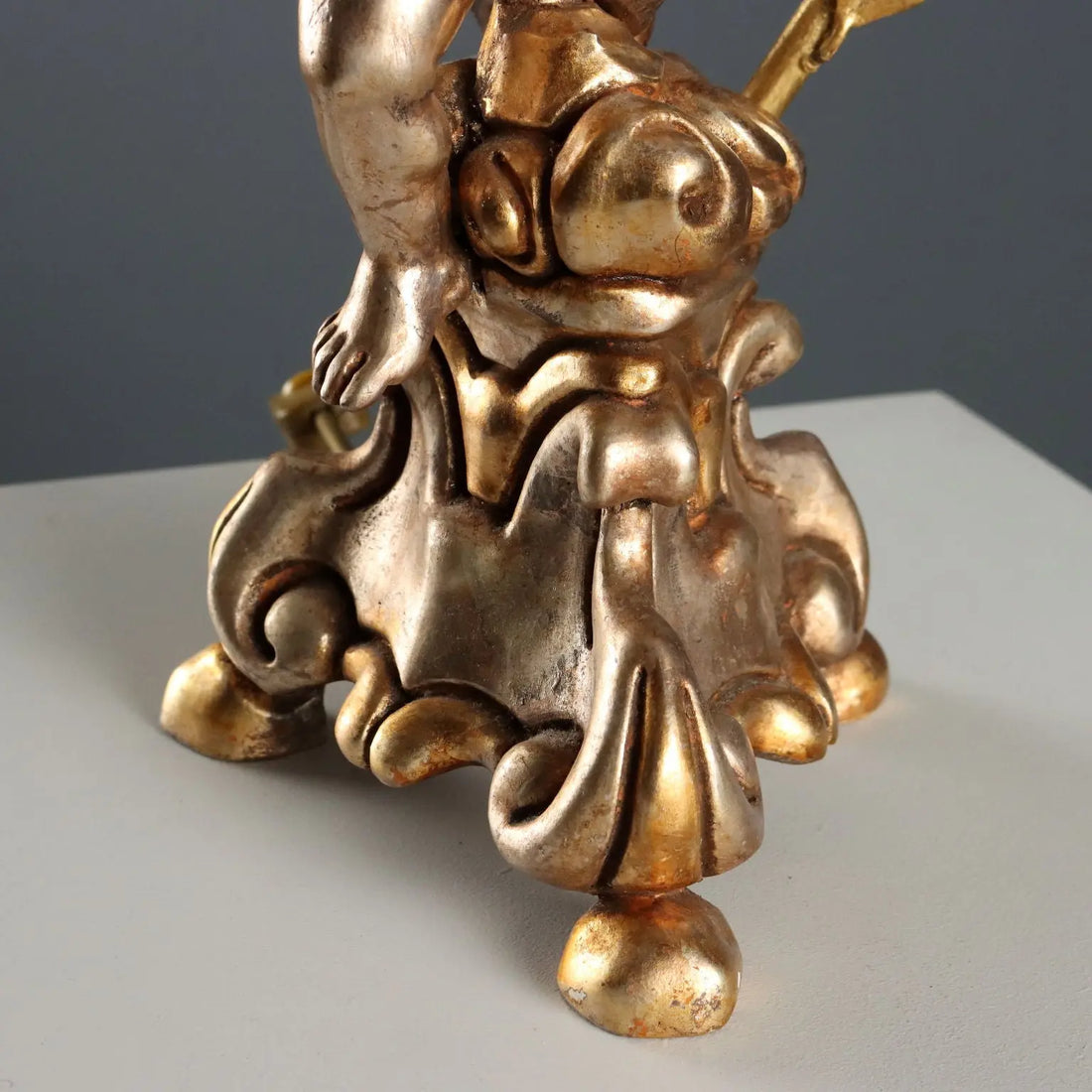 Antique Candelabra Gilded Carved Wood Italy XX Century - Italy, Mid XX Century | Antiques | Fancy Goods