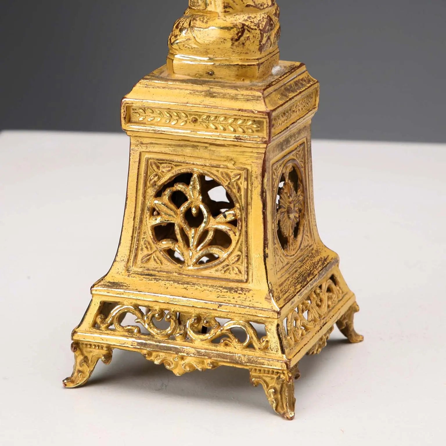 Antique Figurine Our Lady of Lourdes Metal France XX Century - France, Early XX Century | Antiques | Fancy Goods