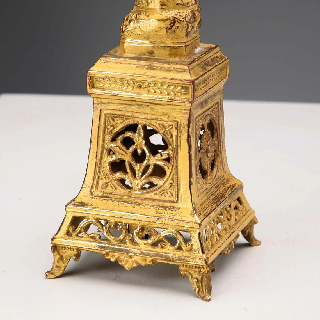 Antique Figurine Our Lady of Lourdes Metal France XX Century - France, Early XX Century | Antiques | Fancy Goods