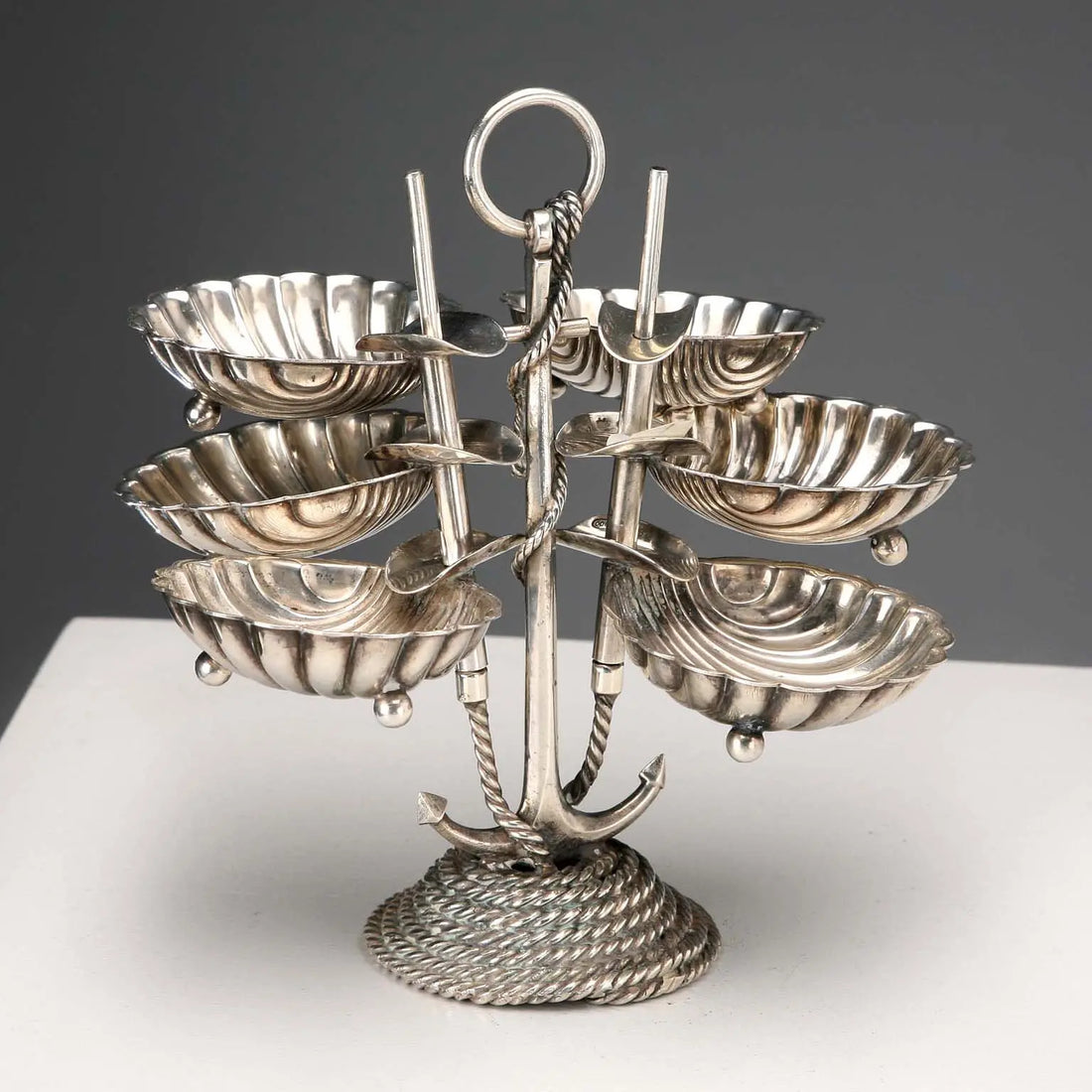 Cesa Alessandria Silver Ashtray Set Italy Early XX Century - Italy, Early XX Century | Antiques | Fancy Goods
