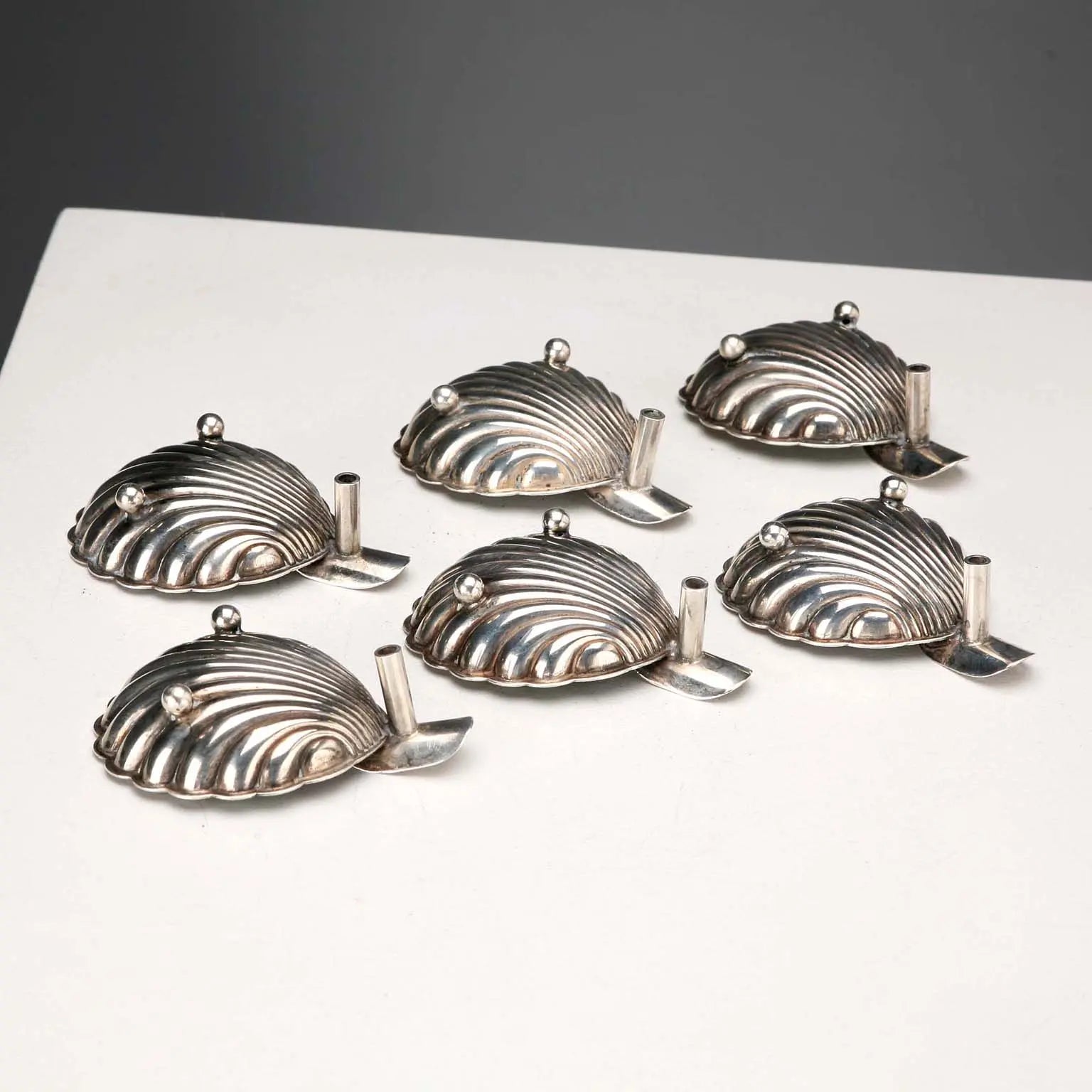 Cesa Alessandria Silver Ashtray Set Italy Early XX Century - Italy, Early XX Century | Antiques | Fancy Goods