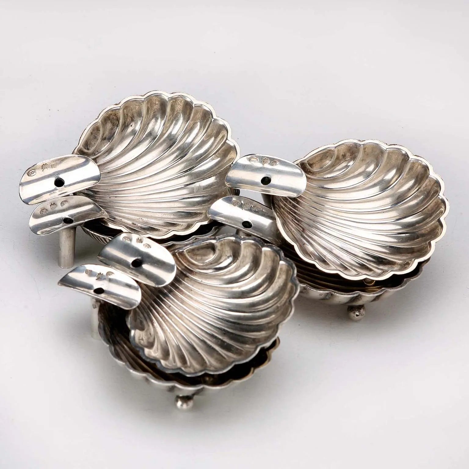 Cesa Alessandria Silver Ashtray Set Italy Early XX Century - Italy, Early XX Century | Antiques | Fancy Goods