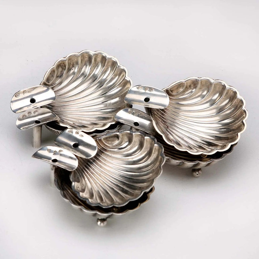 Cesa Alessandria Silver Ashtray Set Italy Early XX Century - Italy, Early XX Century | Antiques | Fancy Goods