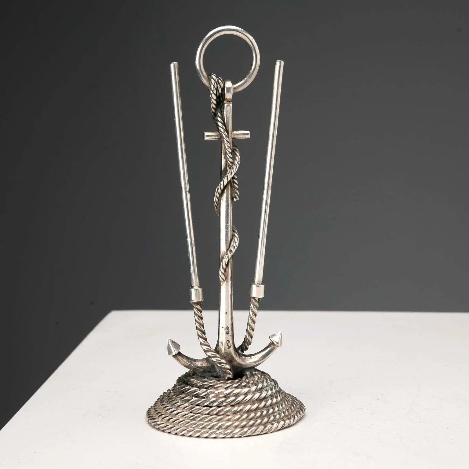 Cesa Alessandria Silver Ashtray Set Italy Early XX Century - Italy, Early XX Century | Antiques | Fancy Goods