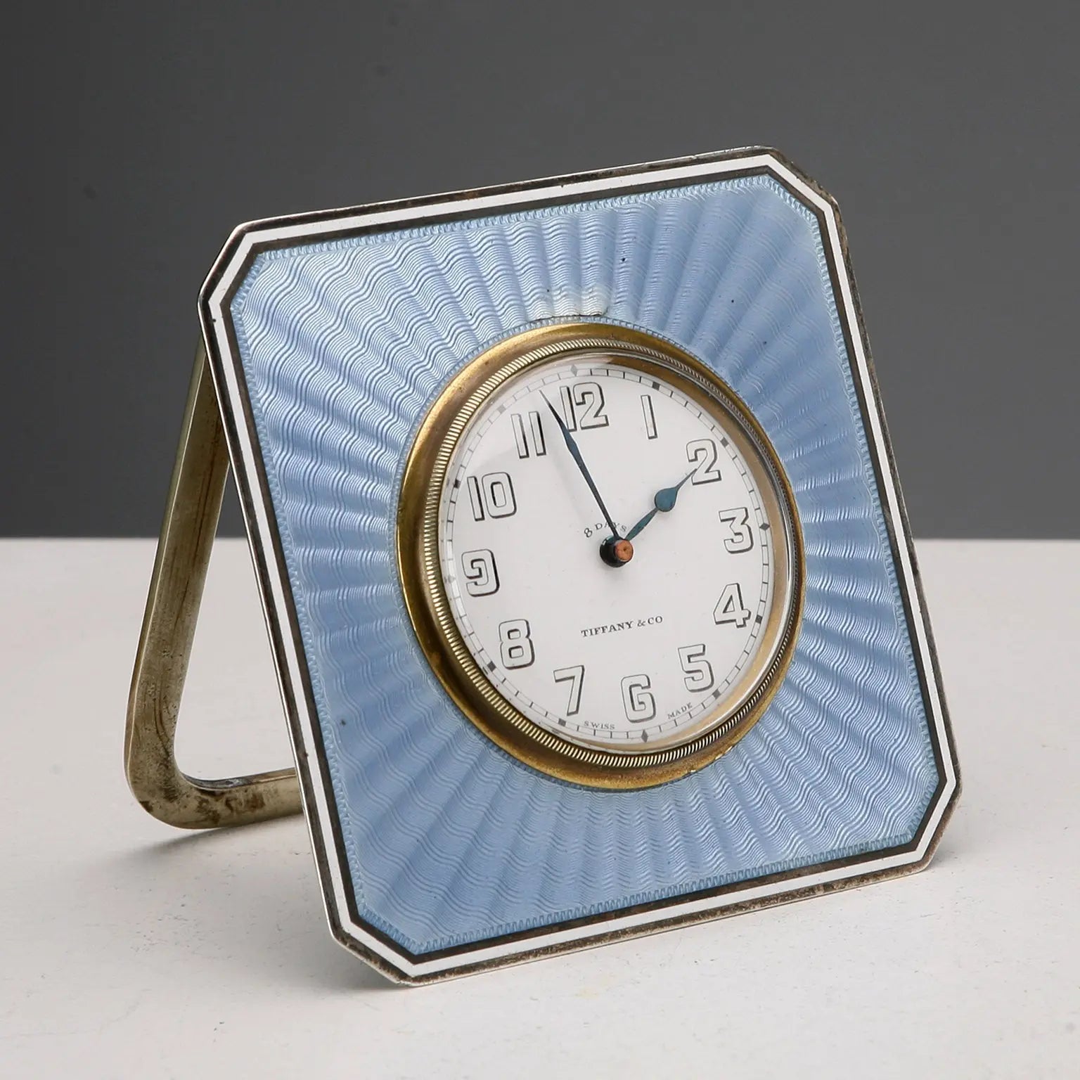 Antique Table Clock Sterling Silver Tiffany & Co. 1940s - USA, 1940s | Antiques | Fancy Goods