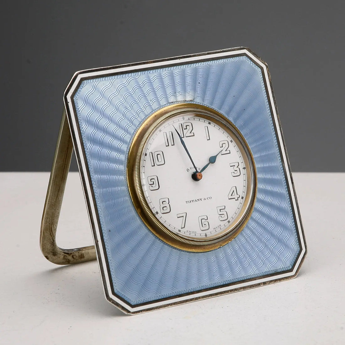 Antique Table Clock Sterling Silver Tiffany & Co. 1940s - USA, 1940s | Antiques | Fancy Goods