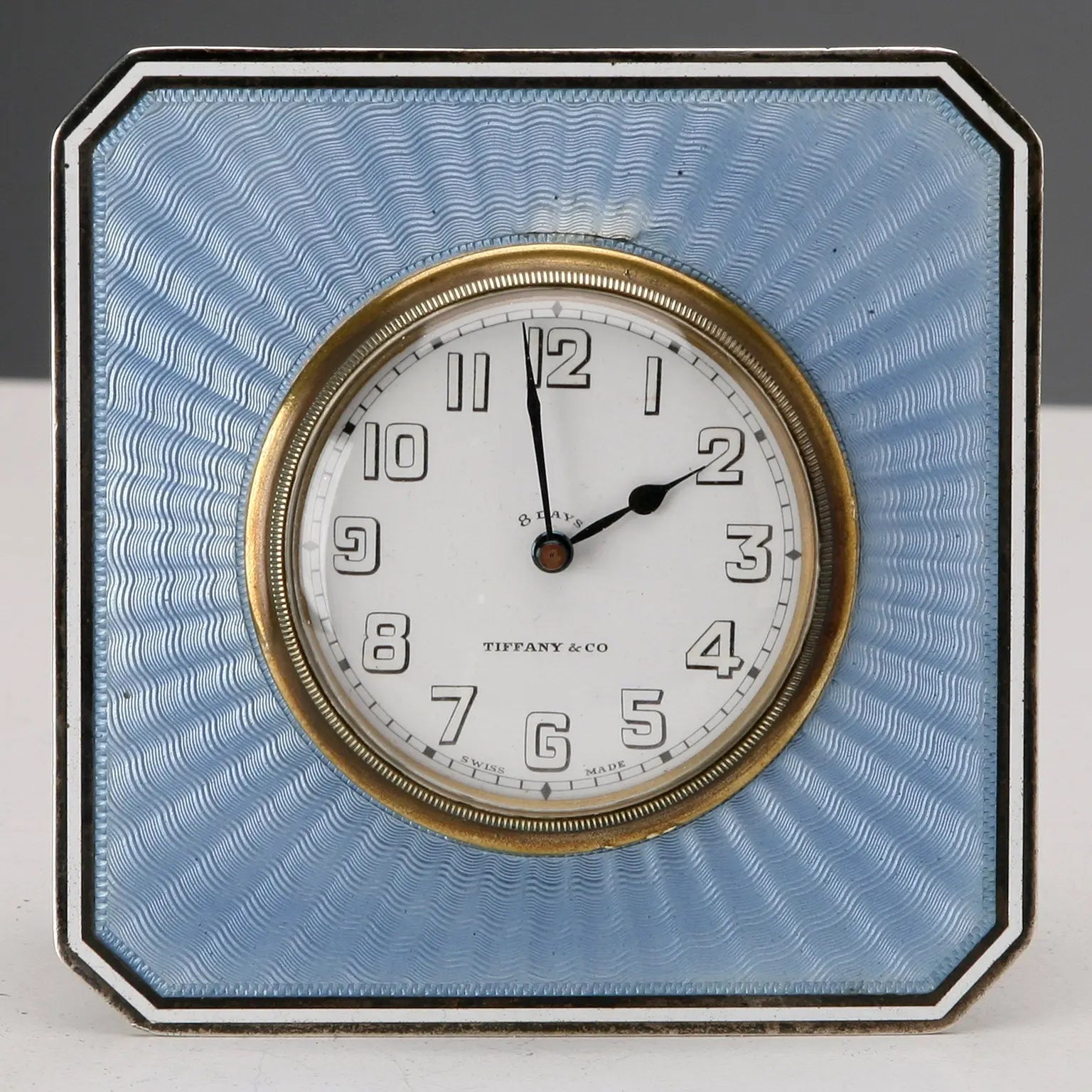 Antique Table Clock Sterling Silver Tiffany & Co. 1940s - USA, 1940s | Antiques | Fancy Goods