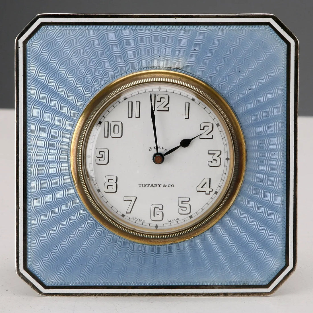 Antique Table Clock Sterling Silver Tiffany & Co. 1940s - USA, 1940s | Antiques | Fancy Goods
