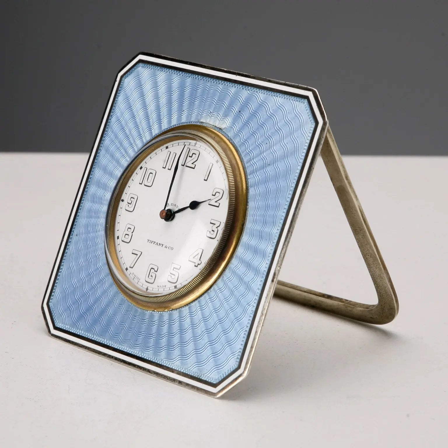 Antique Table Clock Sterling Silver Tiffany & Co. 1940s - USA, 1940s | Antiques | Fancy Goods
