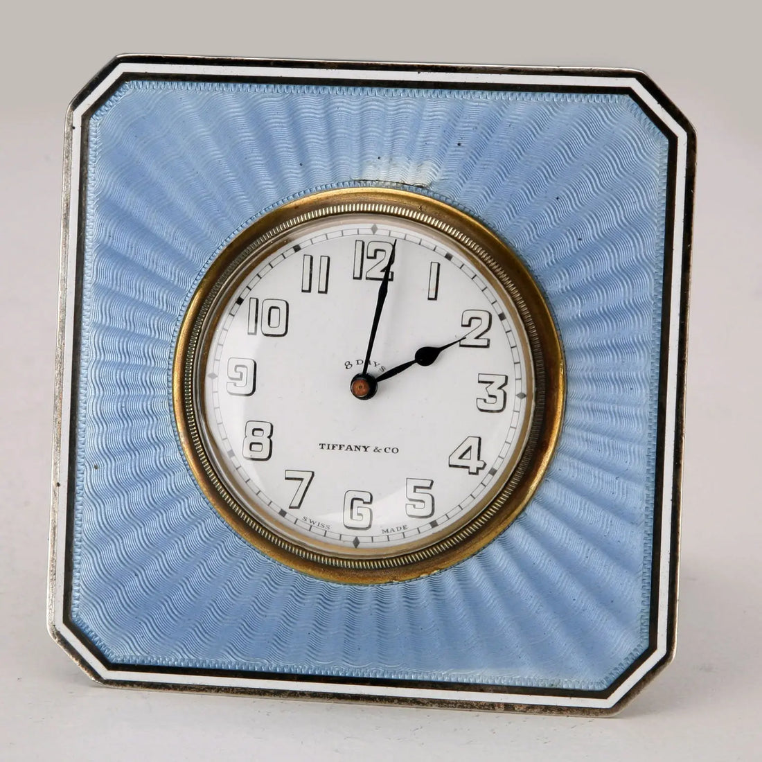 Antique Table Clock Sterling Silver Tiffany & Co. 1940s - USA, 1940s | Antiques | Fancy Goods