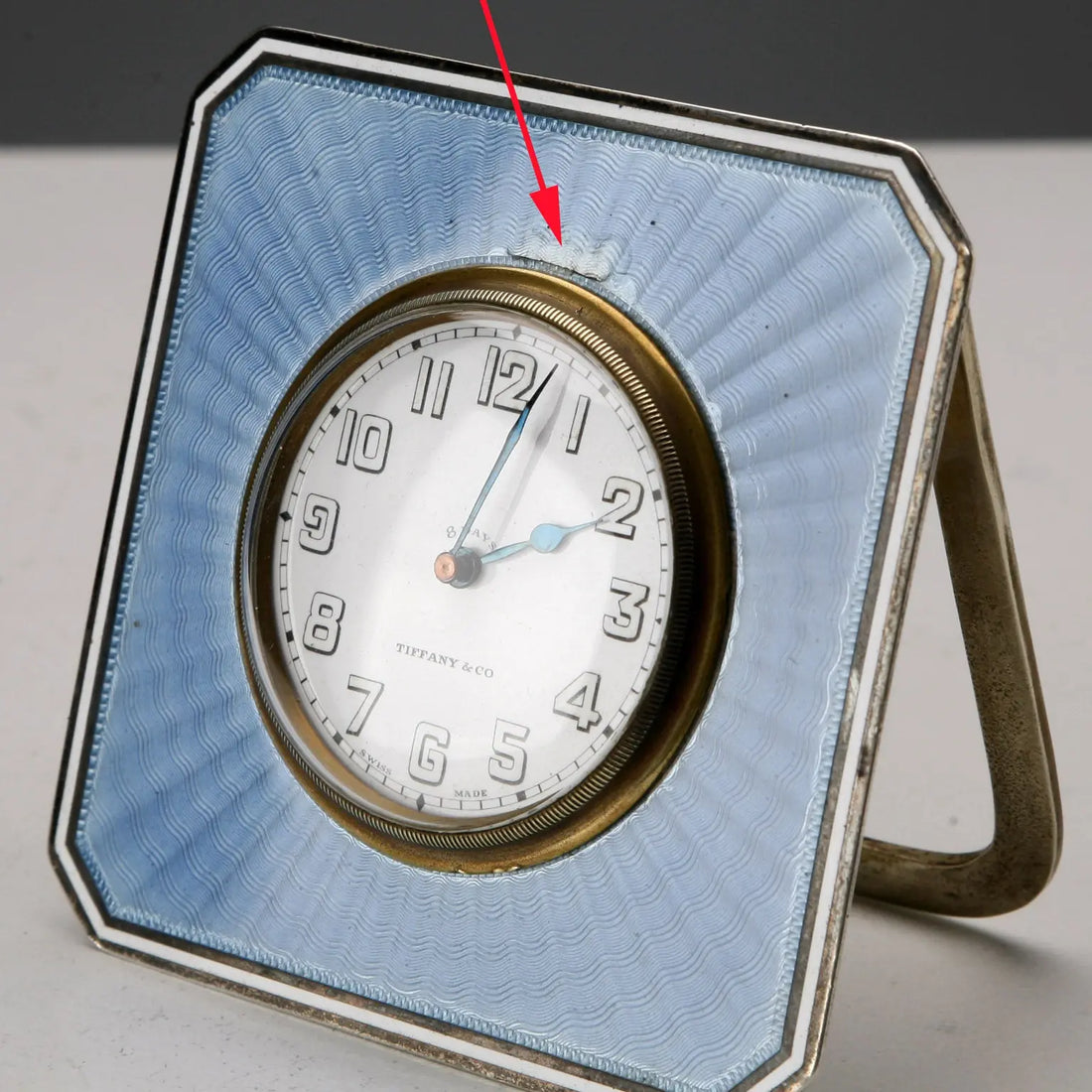 Antique Table Clock Sterling Silver Tiffany & Co. 1940s - USA, 1940s | Antiques | Fancy Goods