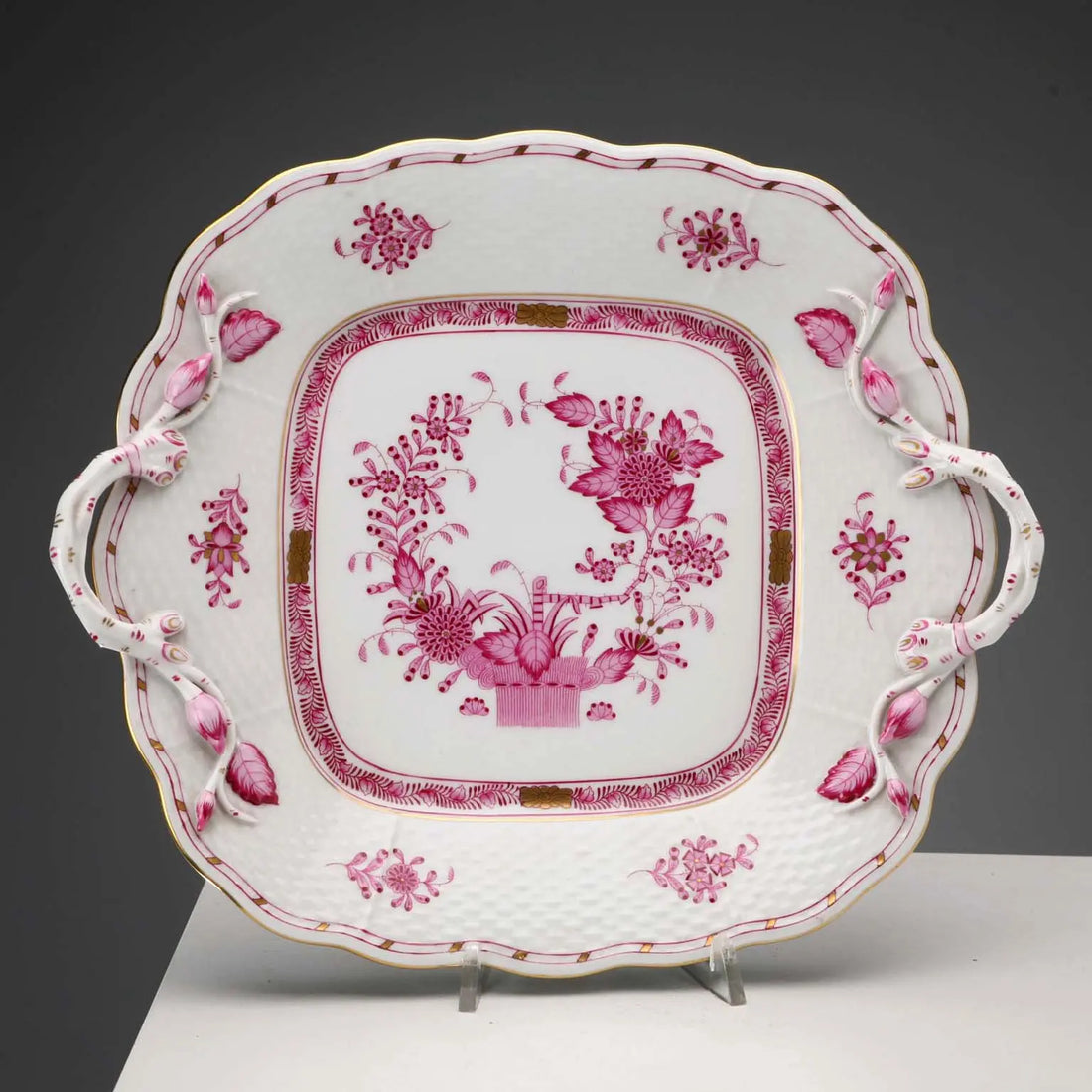 Antique Tray Herend Porcelain Hungary XX Century - Hungary, XX Century | Antiques | Fancy Goods