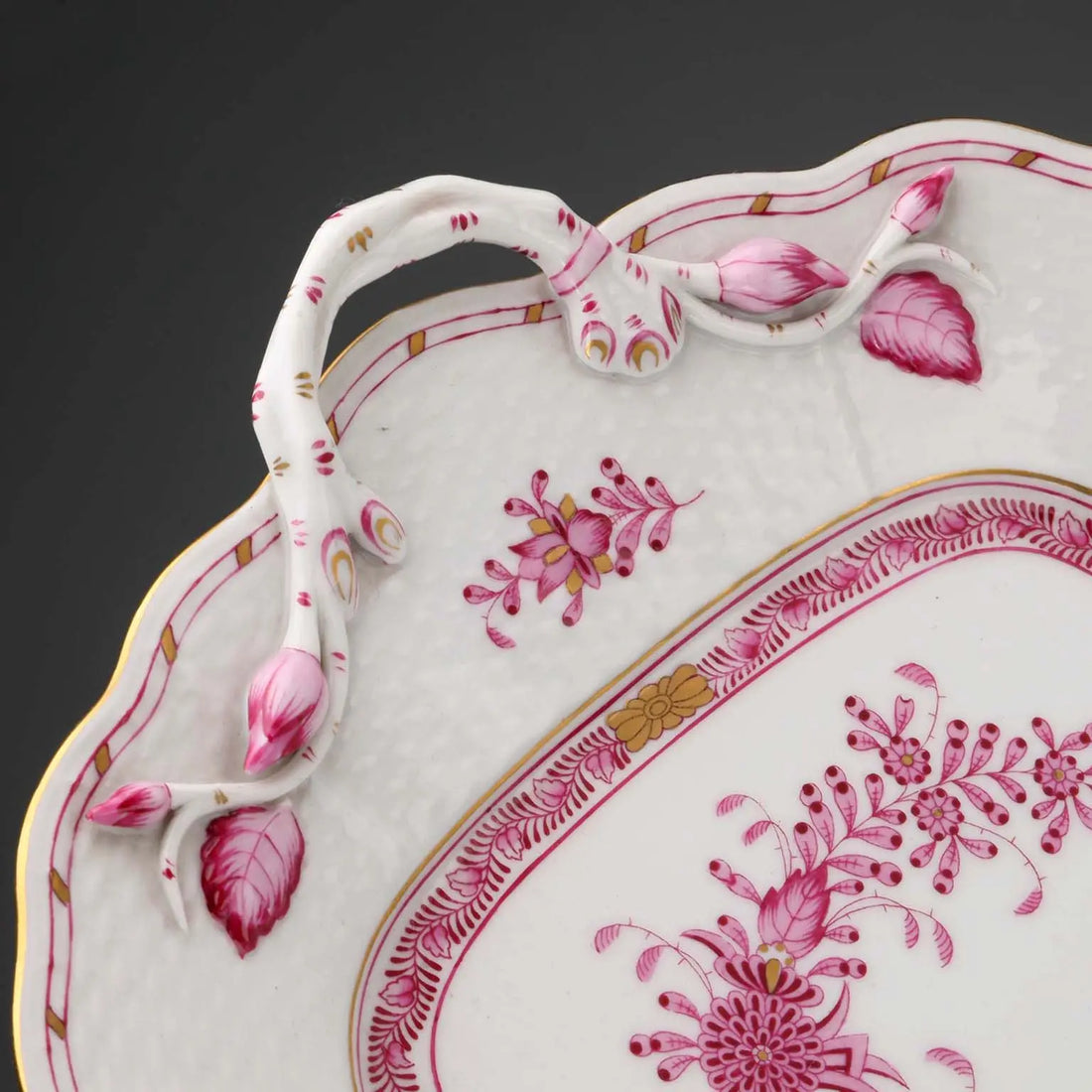 Antique Tray Herend Porcelain Hungary XX Century - Hungary, XX Century | Antiques | Fancy Goods