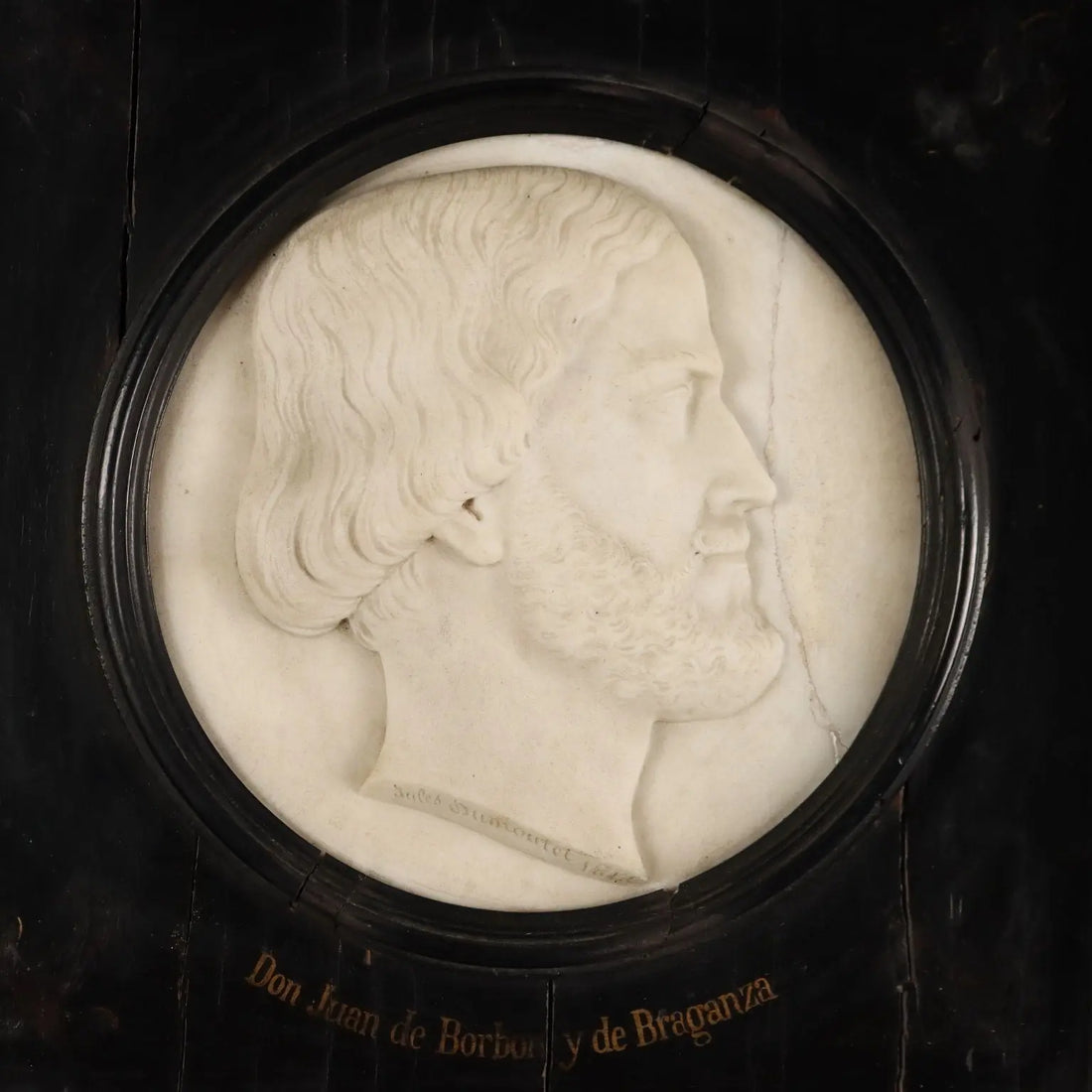 Antique Marble Portrait Signed Jules Dumoutet France 1840 - France, 1840 | Antiques | Fancy Goods