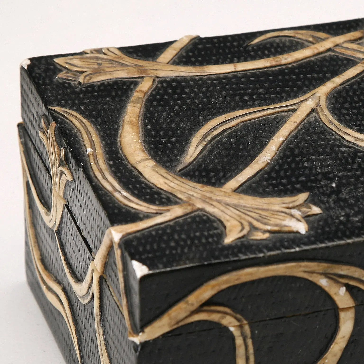 Antique Jewelry Casket Carved Stone India XX Century - India, XX Century | Antiques | Fancy Goods