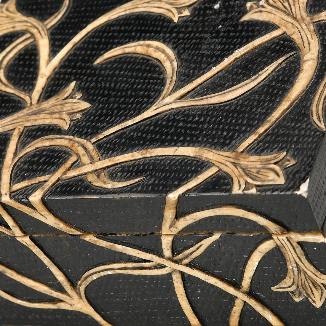 Antique Jewelry Casket Carved Stone India XX Century - India, XX Century | Antiques | Fancy Goods