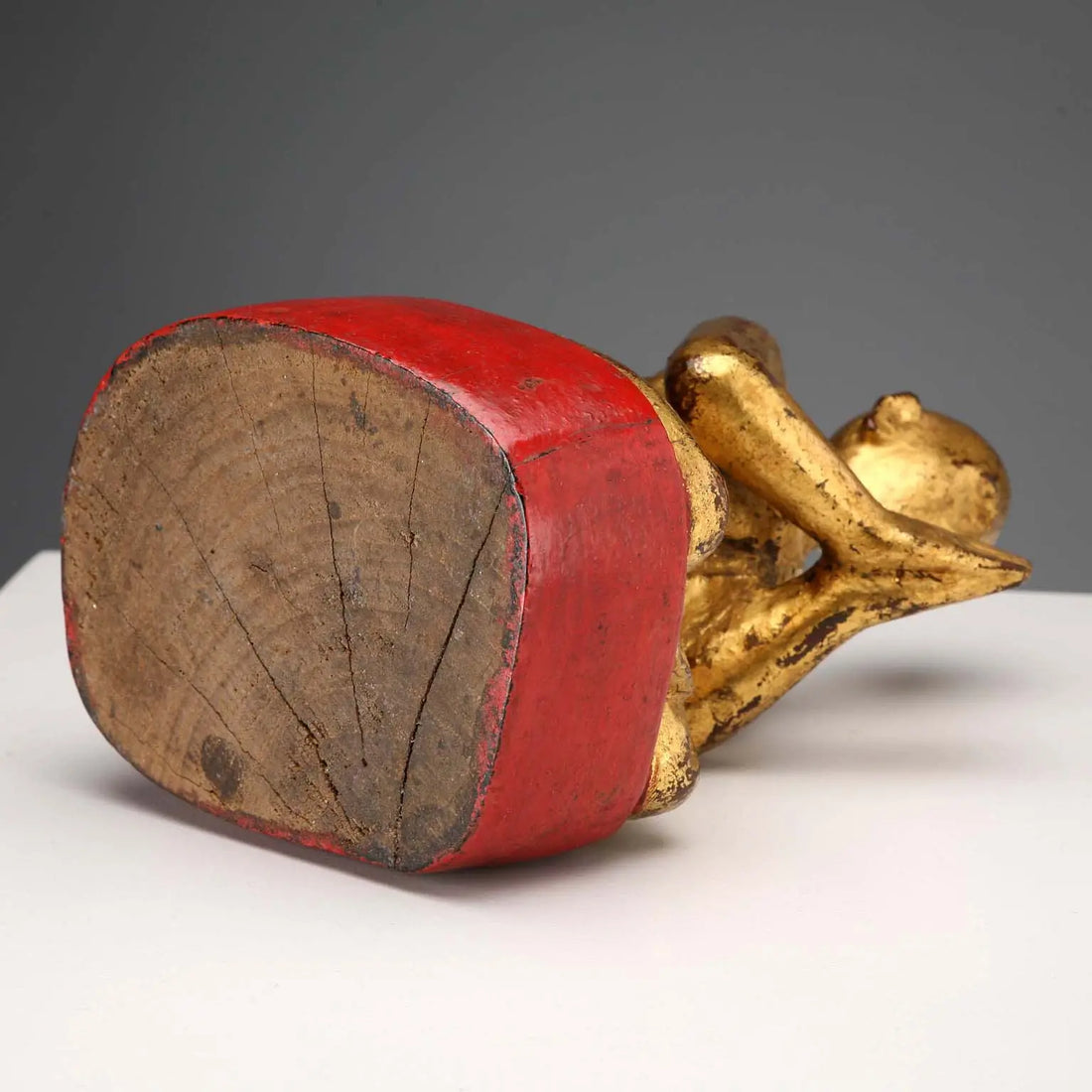 Antique Worshipper Carved Gilded Wood Myanmar XIX-XX Century - Burma, XIX-XX Century | Antiques | Fancy Goods