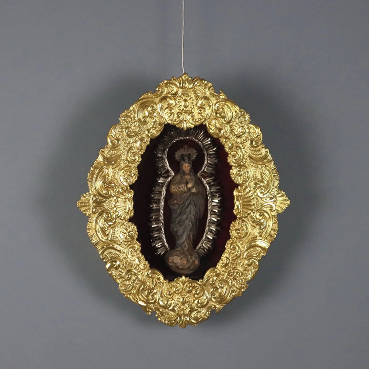 Antique Figurine Virgin Mary Ceramic Italy XIX Century - Italy, Late XIX Century | Antiques | Fancy Goods