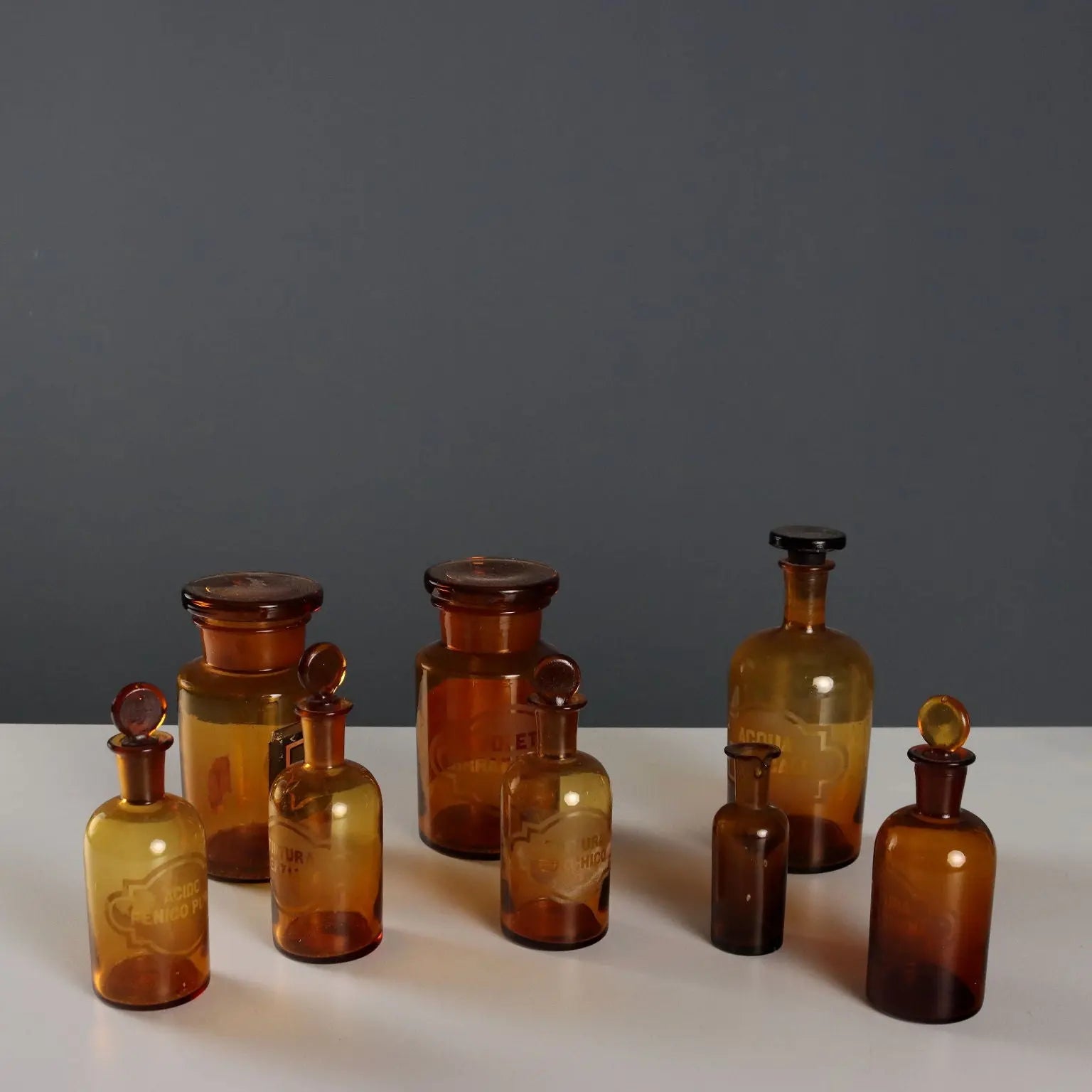 Antique Pharmacy Vases and Bottles Italy Early XX Century - Italy, Early XX Century | Antiques | Fancy Goods