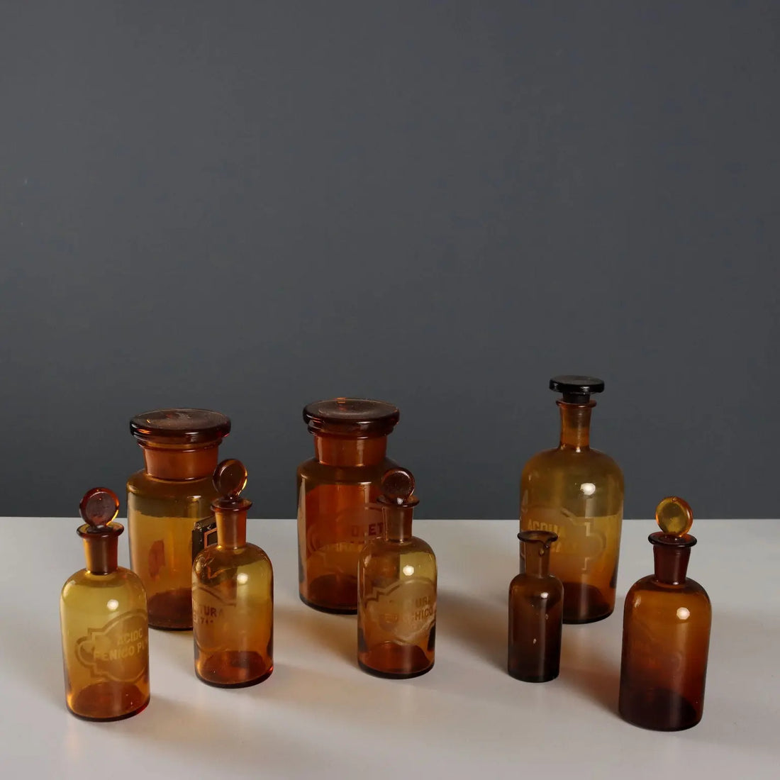 Antique Pharmacy Vases and Bottles Italy Early XX Century - Italy, Early XX Century | Antiques | Fancy Goods