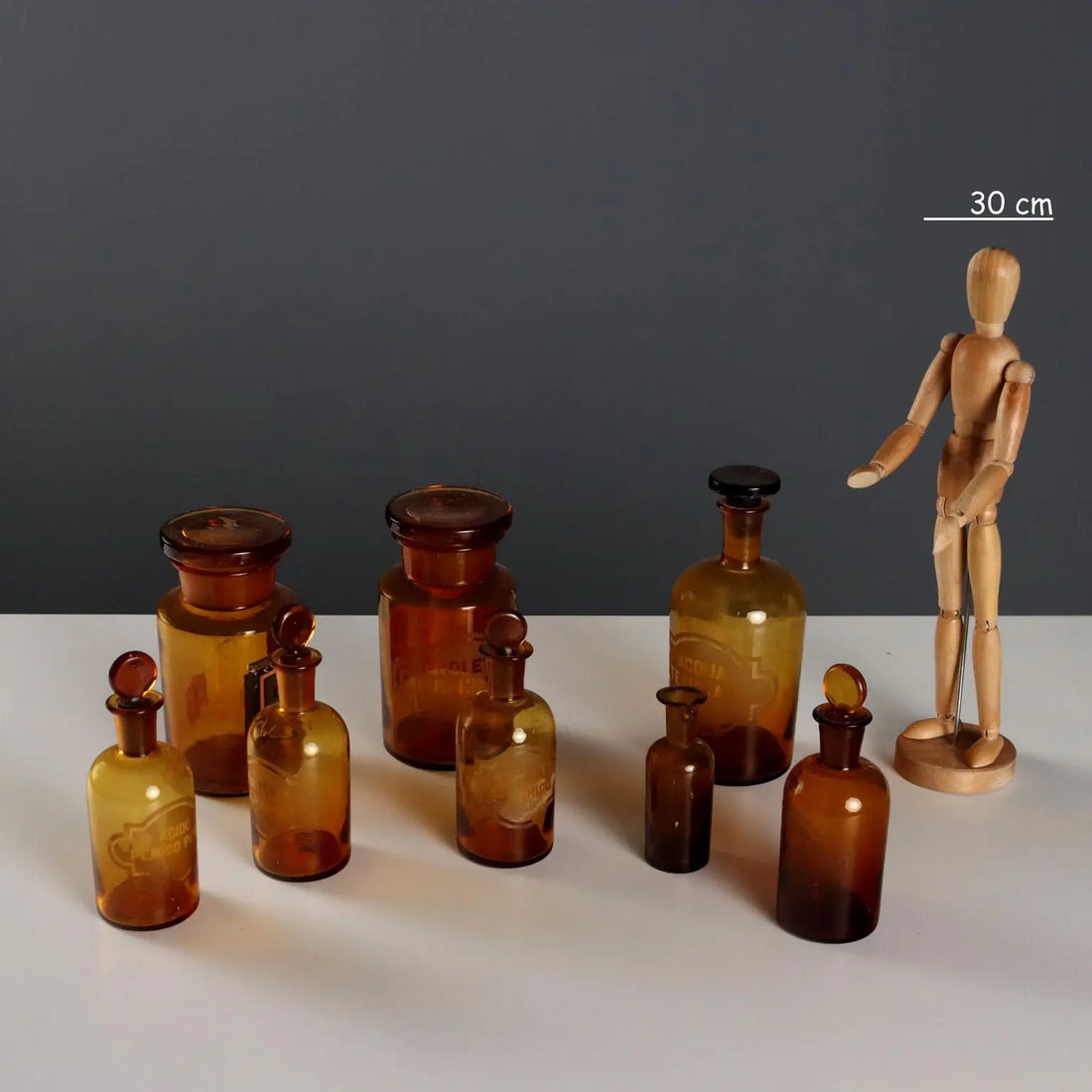 Antique Pharmacy Vases and Bottles Italy Early XX Century - Italy, Early XX Century | Antiques | Fancy Goods