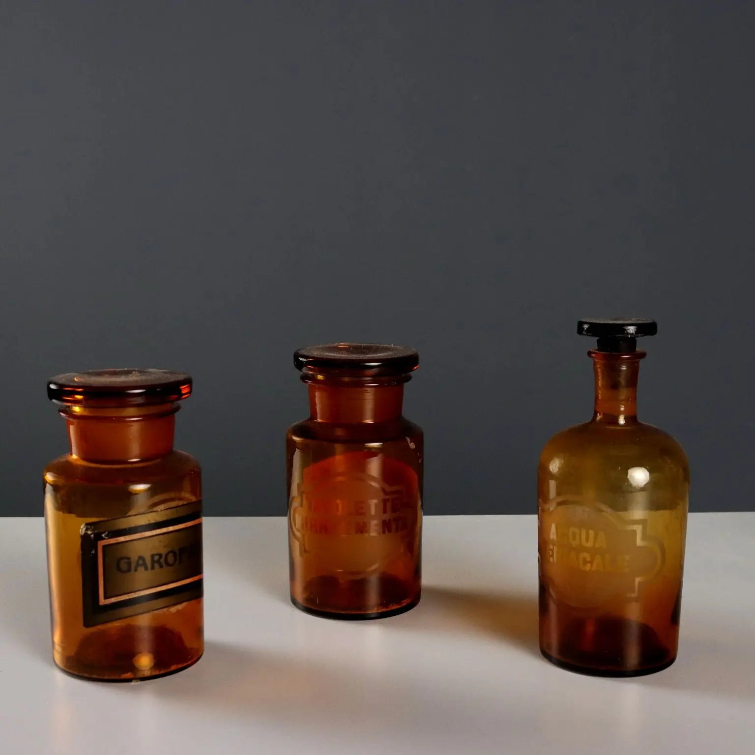Antique Pharmacy Vases and Bottles Italy Early XX Century - Italy, Early XX Century | Antiques | Fancy Goods