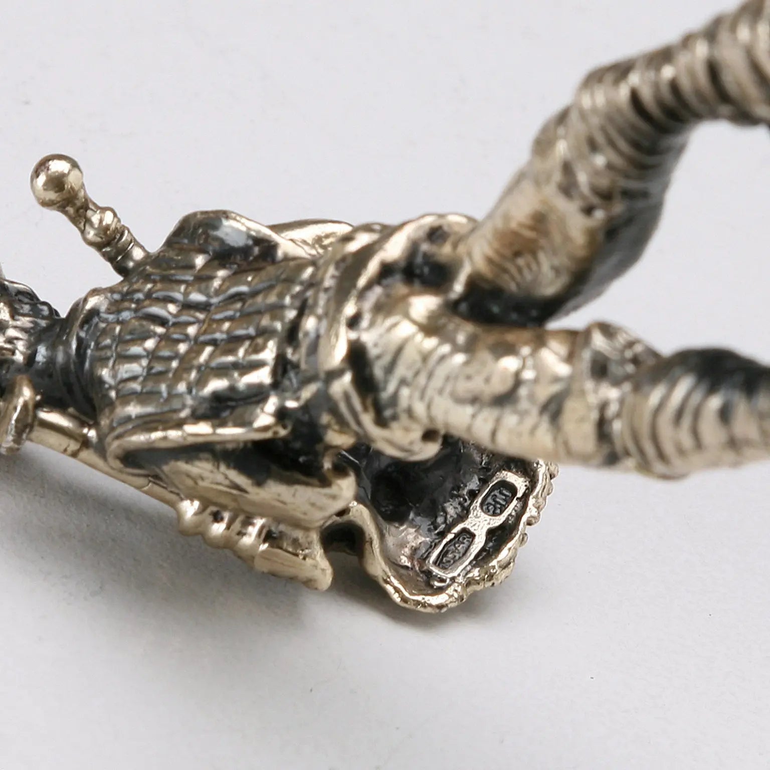 Antique Sculpture Bagpipe Player Silver Sorini Arezzo XX Century - Italy, XX Century | Antiques | Fancy Goods