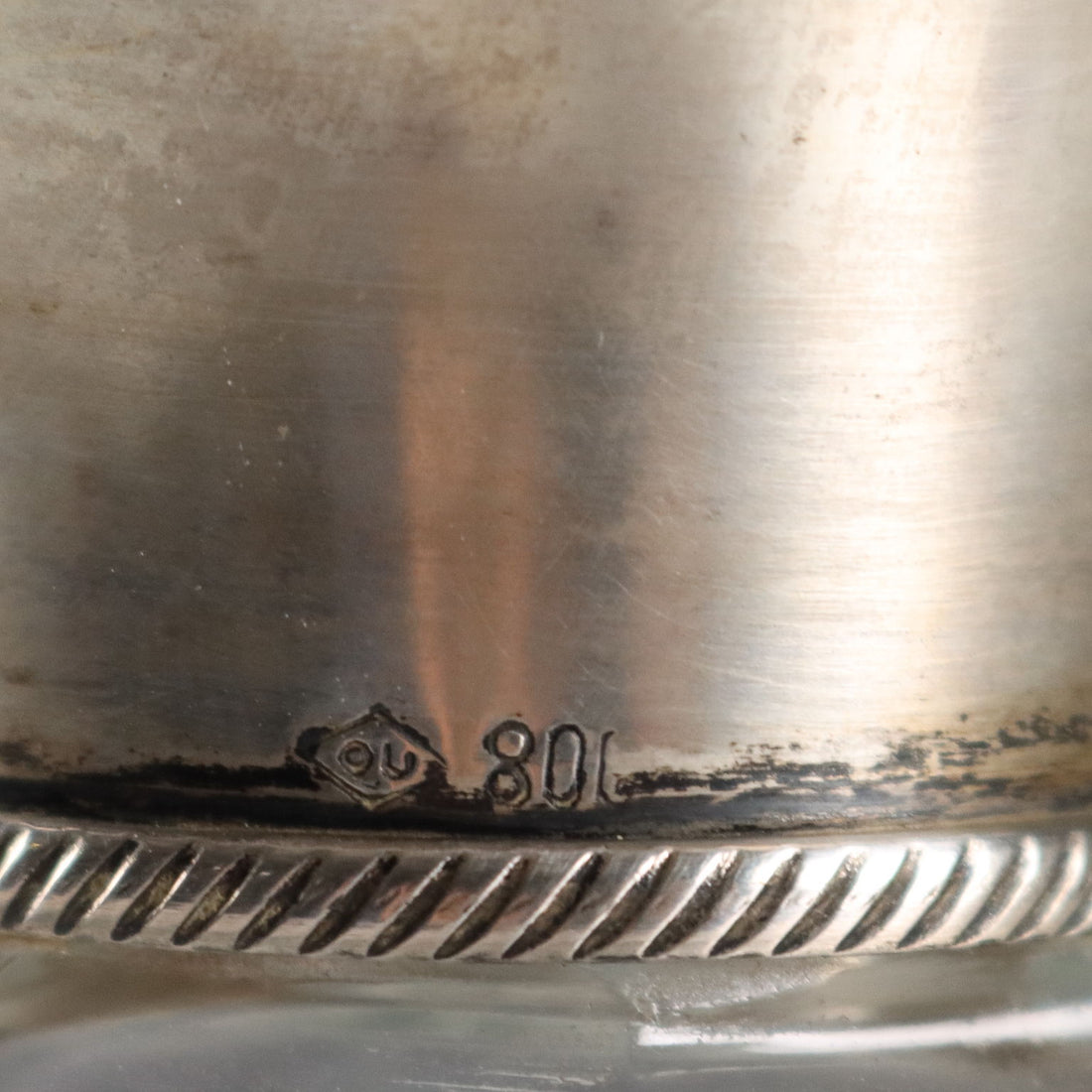 Antique Bottle Glass Silver Europe Early XX Century - Europe, First Half XX Century | Antiques | Fancy Goods