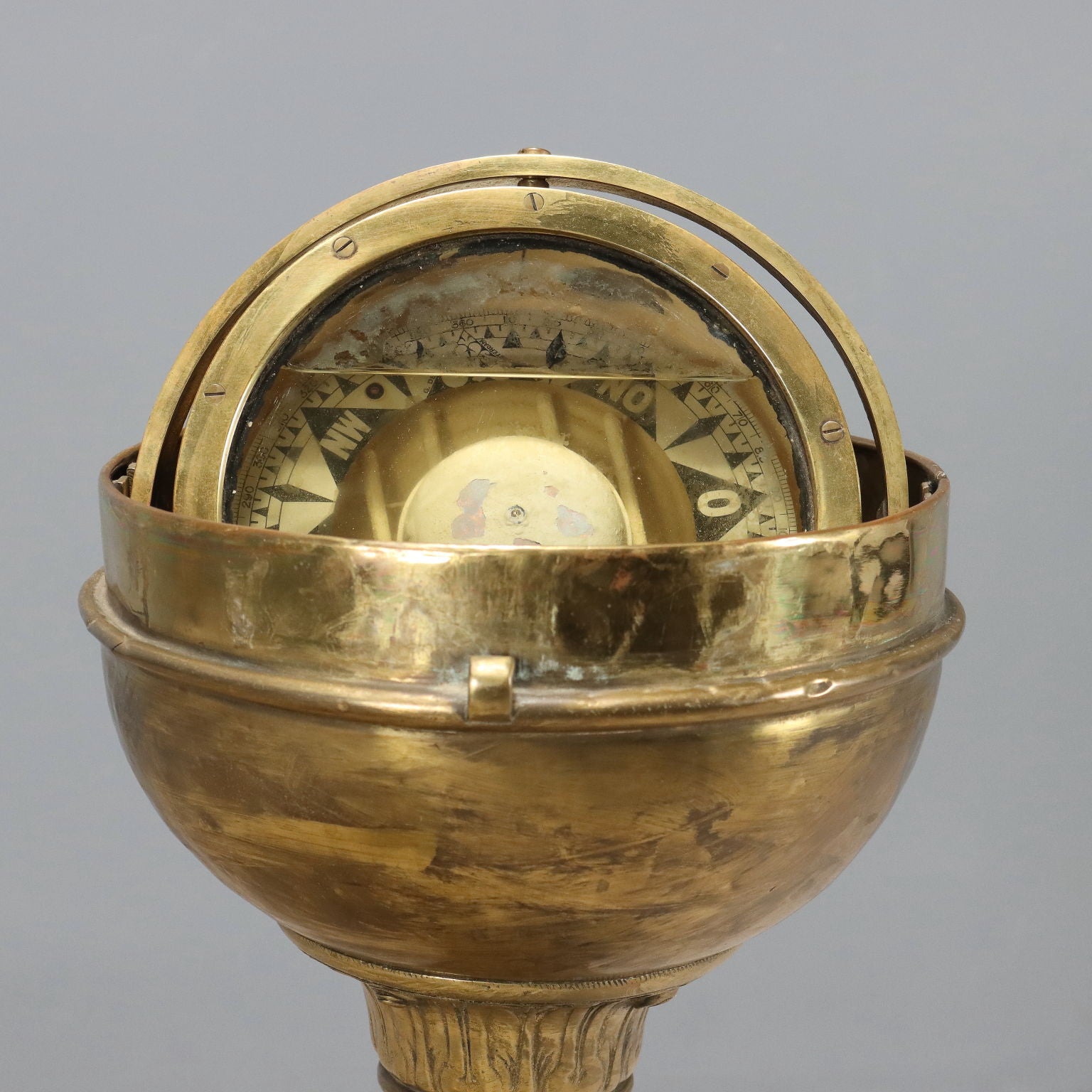 Antique Nautical Compass in a Binnacle England XX Century - England, Early XX Century | Antiques | Fancy Goods