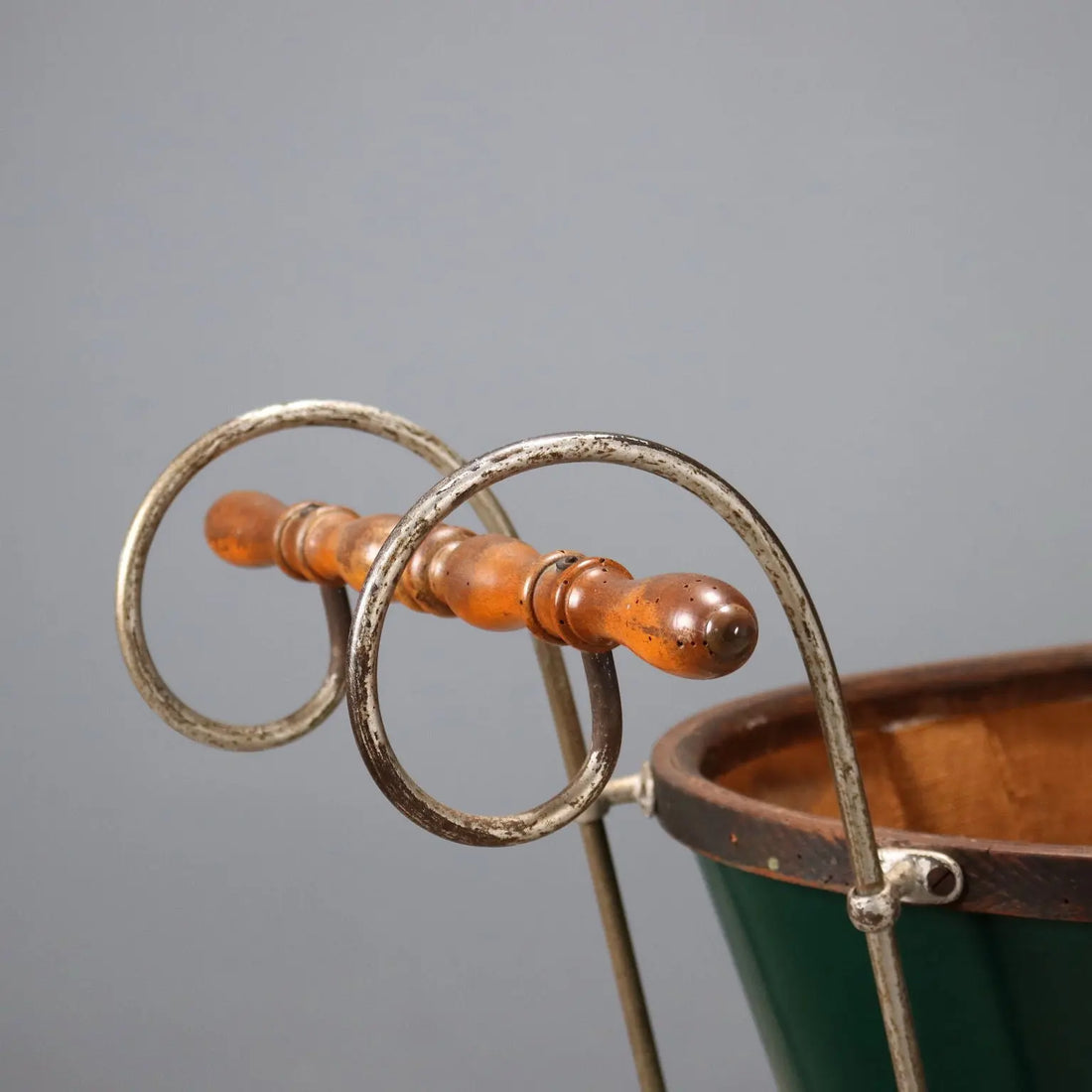 Antique Stroller Iron Wood Wicker Italy XIX Century - Italy, XIX Century | Antiques | Fancy Goods