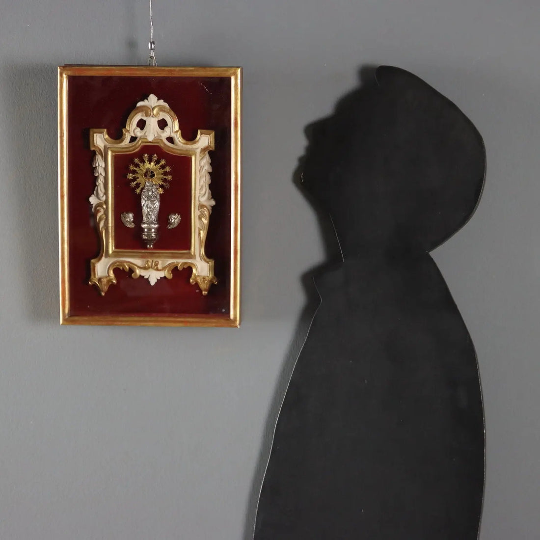 Antique Figurine Virgin Mary with Child Wood XX Century - Italy, Early XX Century | Antiques | Fancy Goods