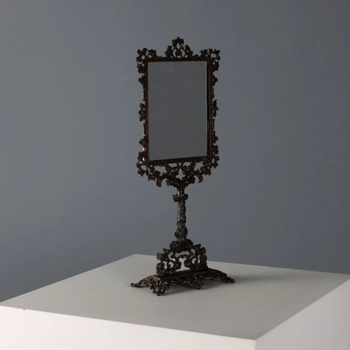 Antique Table Mirror Metal Bronze Europe XIX-XX Century - Europe, XIX-XX Century | Antiques | Fancy Goods