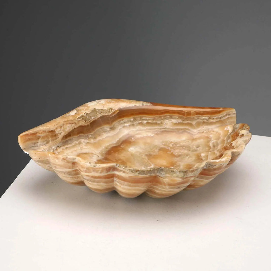 Vintage Pocket Emptier Onyx Shell-Shaped Italy XX Century - Italy, Mid XX Century | Antiques | Fancy Goods