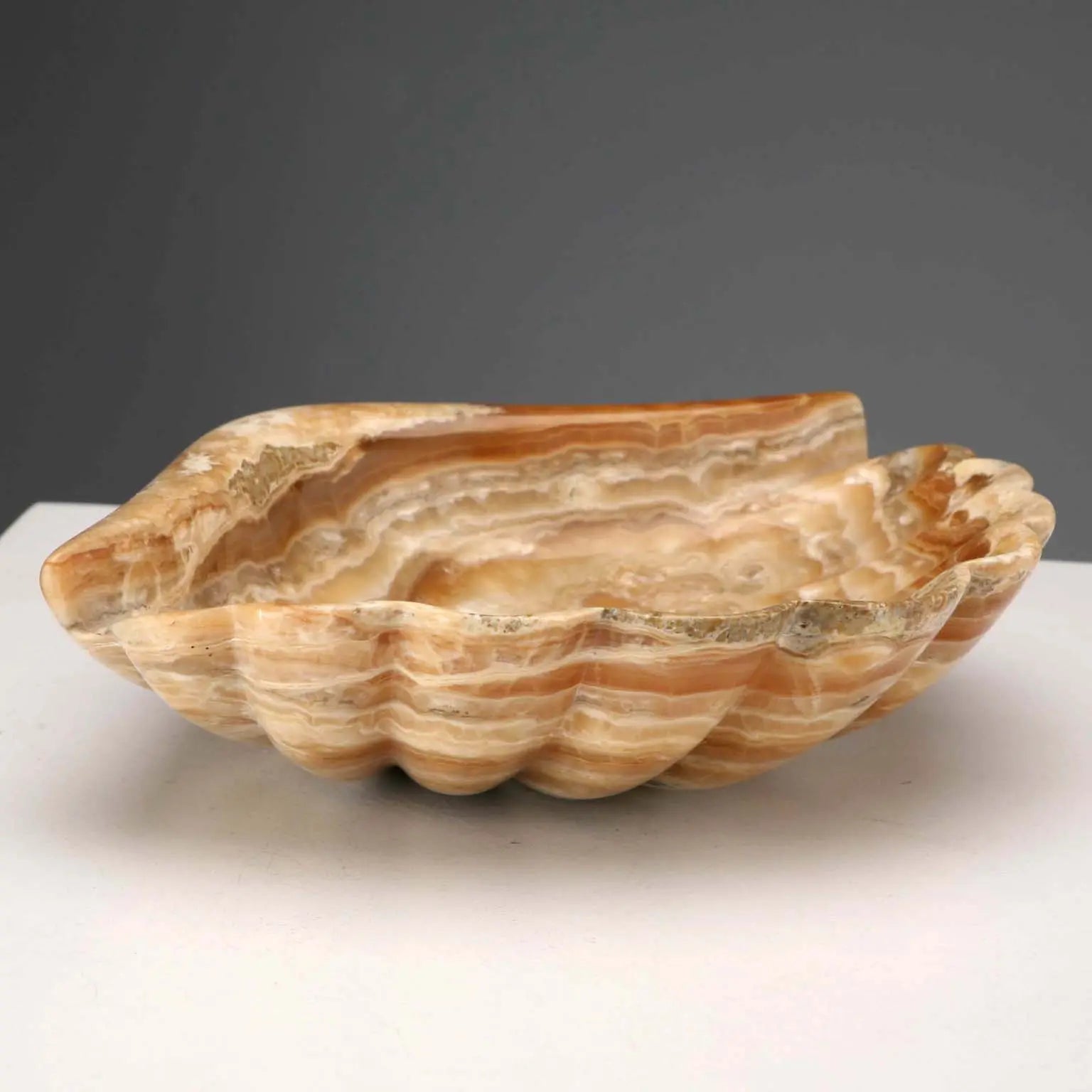 Vintage Pocket Emptier Onyx Shell-Shaped Italy XX Century - Italy, Mid XX Century | Antiques | Fancy Goods