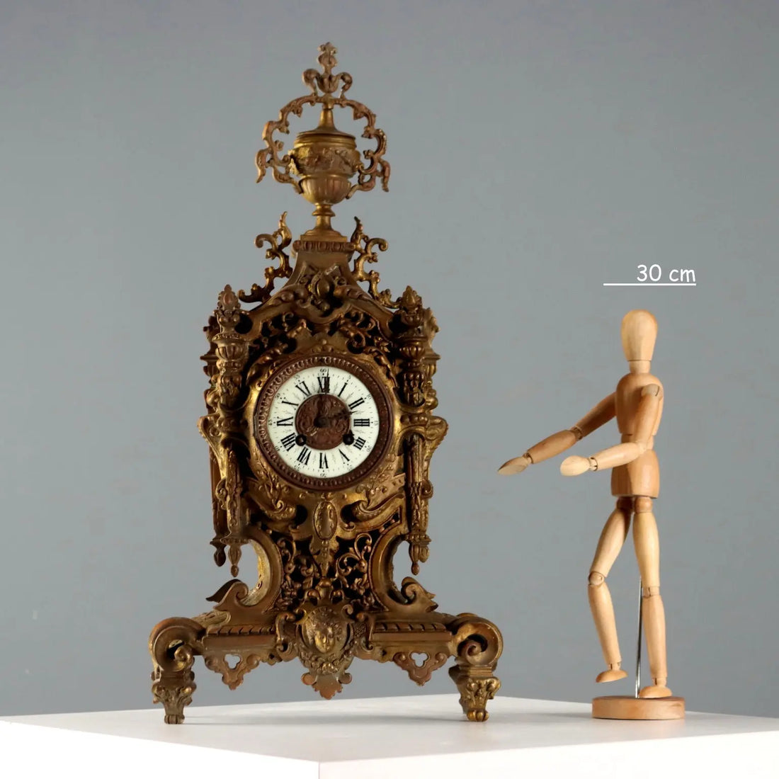 Antique Eclectic Style Table Clock Bronze France XIX Century - France, XIX-XX Century | Antiques | Fancy Goods