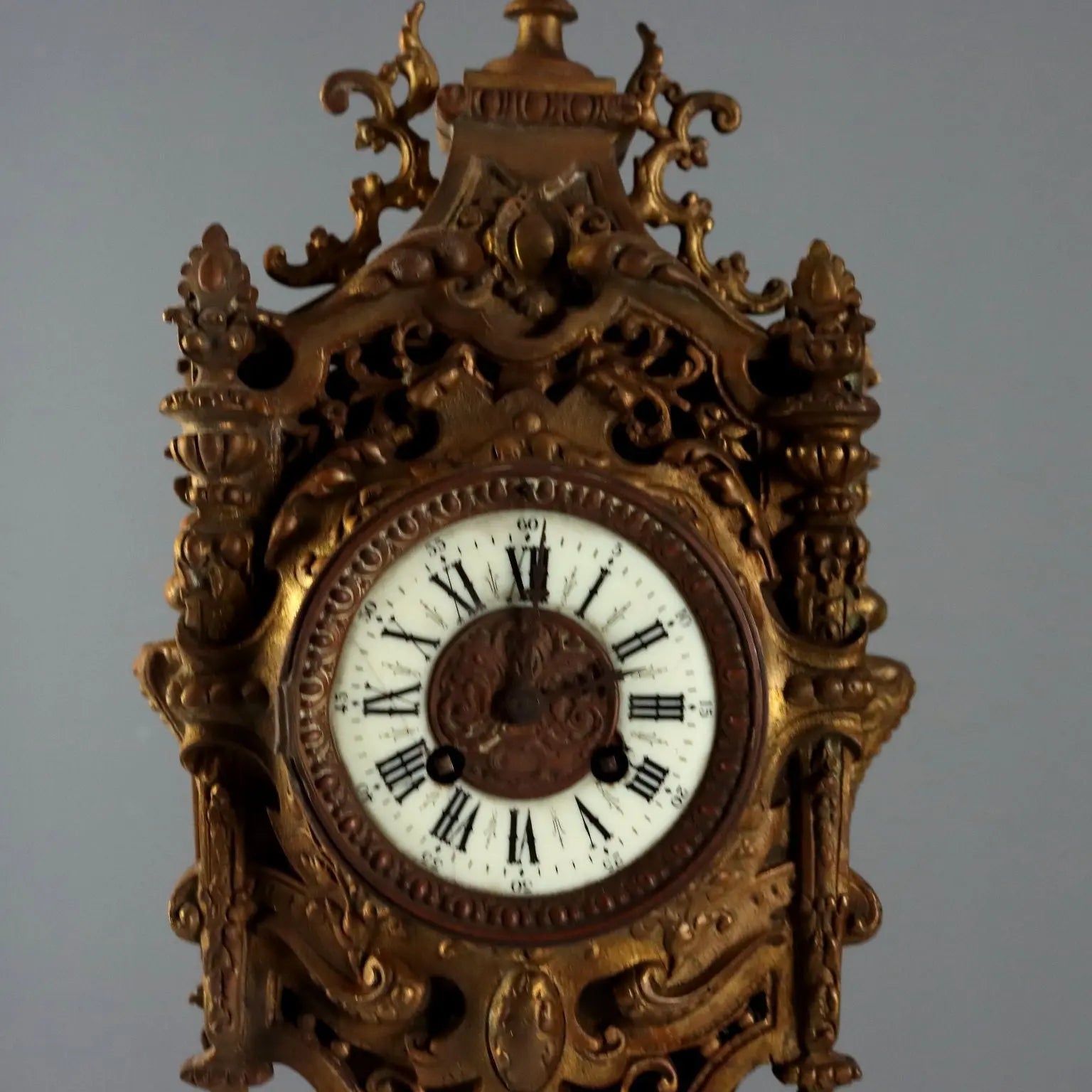 Antique Eclectic Style Table Clock Bronze France XIX Century - France, XIX-XX Century | Antiques | Fancy Goods