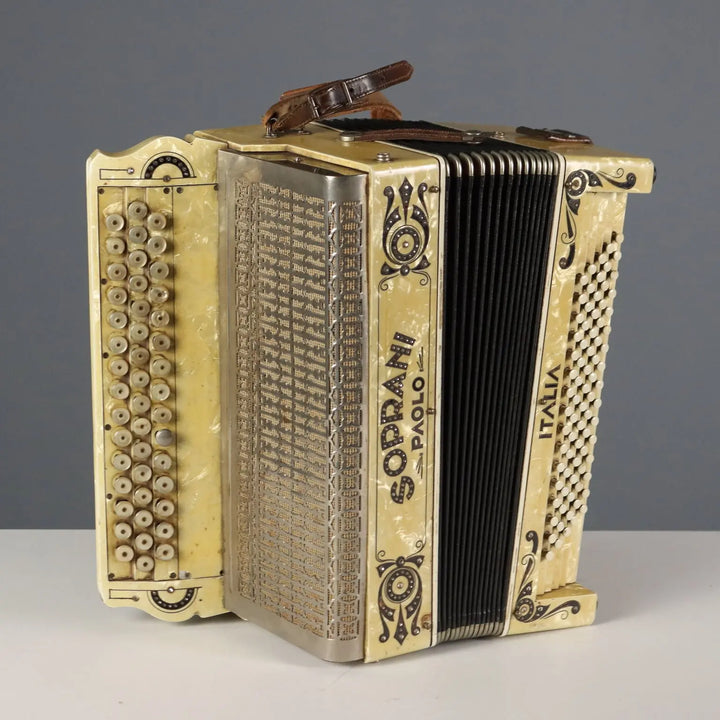 Vintage Paolo Soprani Accordion Bakelite Italy 1930s - Italy, 1930s | Antiques | Fancy Goods