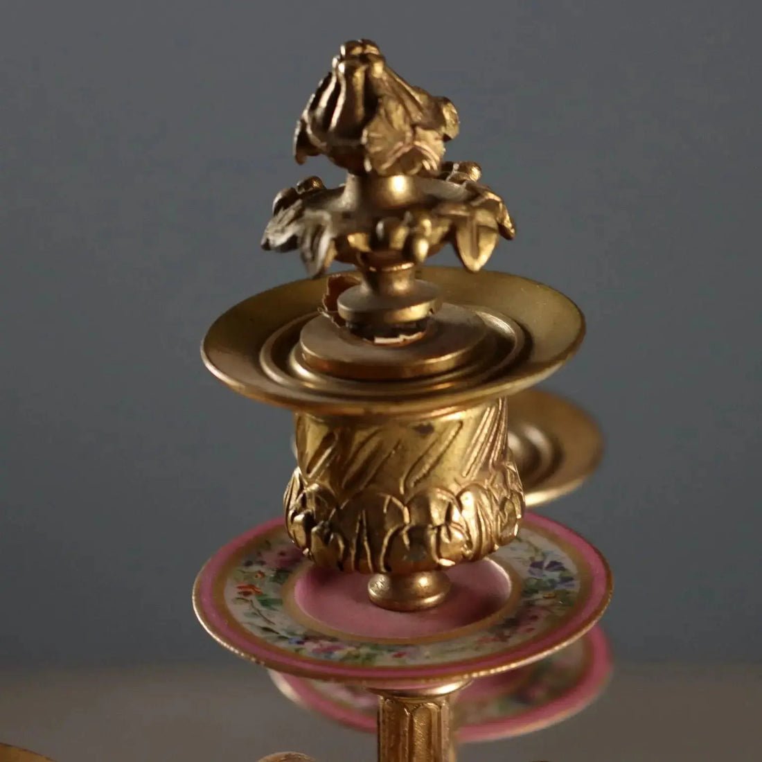 Antique Tryptich Clock Gilded Bronze Porcelain France XIX Century - France, Second Half XIX Century | Antiques | Fancy Goods