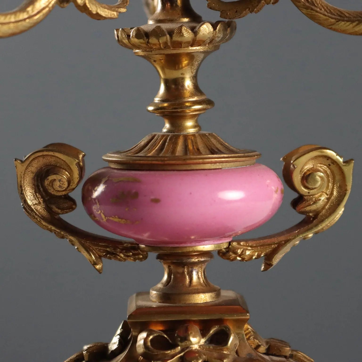Antique Tryptich Clock Gilded Bronze Porcelain France XIX Century - France, Second Half XIX Century | Antiques | Fancy Goods