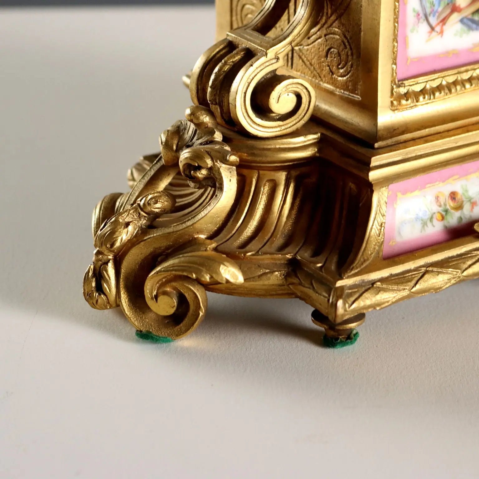 Antique Tryptich Clock Gilded Bronze Porcelain France XIX Century - France, Second Half XIX Century | Antiques | Fancy Goods
