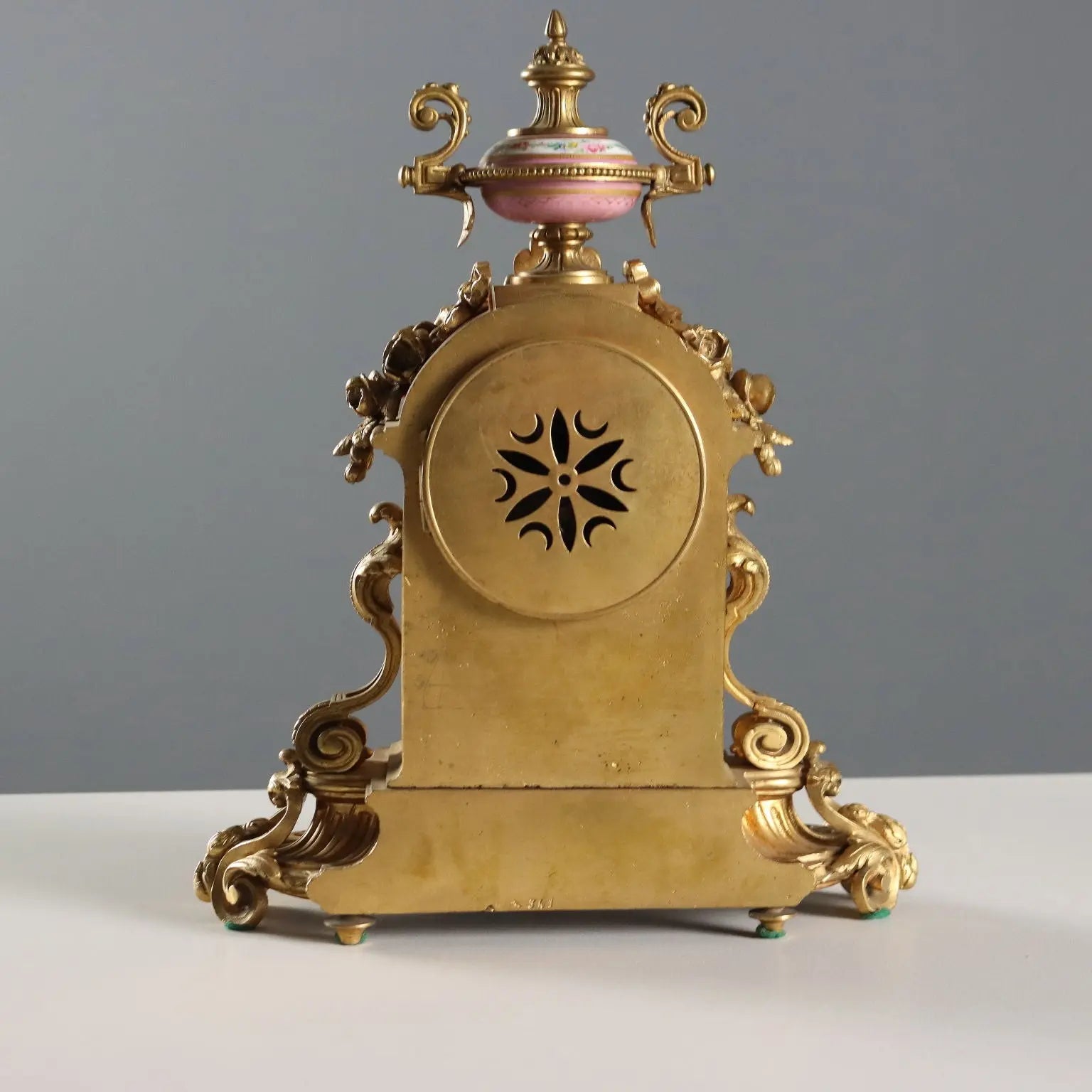 Antique Tryptich Clock Gilded Bronze Porcelain France XIX Century - France, Second Half XIX Century | Antiques | Fancy Goods