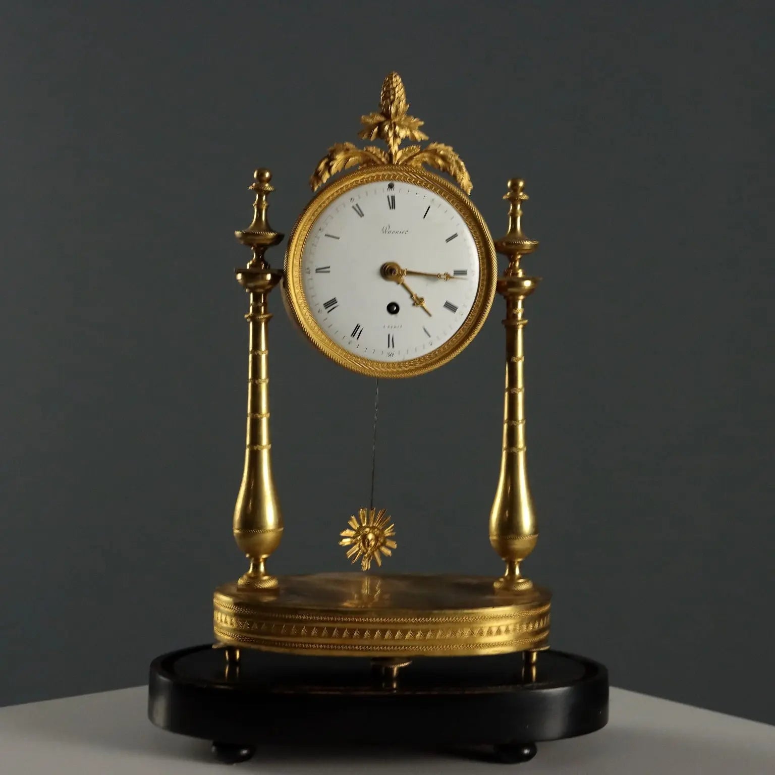 Antique Clock Warnier à Paris Bronze France XIX Century - France, First Half XIX Century | Antiques | Fancy Goods