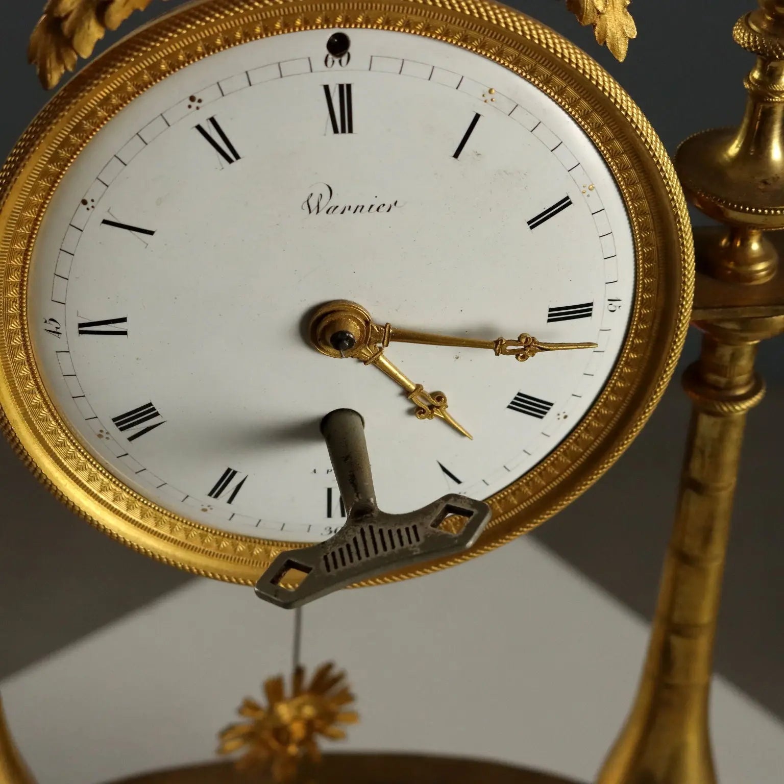 Antique Clock Warnier à Paris Bronze France XIX Century - France, First Half XIX Century | Antiques | Fancy Goods